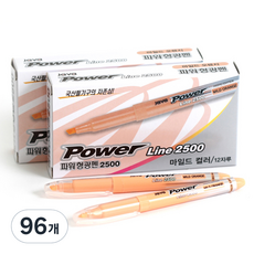 JAVAPEN Power Line 淡色螢光筆系列, 橘色, 96個