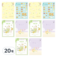 PENPIA 1 000 國小裝訂閱讀紀錄筆記本, 20個, 隨機出貨