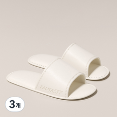 ARYKO 飯店式現代風拖鞋, 3個, 象牙白