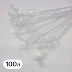 파티짱 풍선 컵스틱, 클리어, 100개