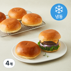 브리오슈번 (냉동), 55g, 4개, 6개입