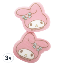 Beauty Home 三麗鷗角色 髮束固定貼 2入, 3個, 美樂蒂