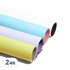 대한 제품 사진 소품 촬영용 팬톤 컬러 양면 배경지 4종 세트, 2세트, SET-PTONE01