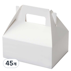 手提回禮盒 小 12.5 x 9.5 x 12 cm, 白色, 45個