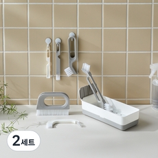 모던하우스 WOW 뉴클린 틈새 청소솔 7종 + 전용보관함 세트, 2세트, 혼합색상