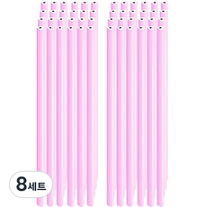 YOUNG ART 花朵鉛筆B愛心 12入, 粉紅色, 96個