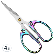 Anys 多用途不鏽鋼剪刀 中, 混色, 4個