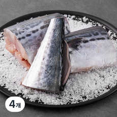 부산 13번 중매인 생물 소금간 삼치 구이용, 500g(2~3토막), 4개