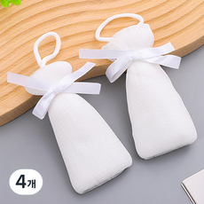 Beauty Mama雙層網4層泡泡肥皂泡泡網 高級型, 4個, 白色