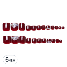 비투윈 패디팁 세트, 6세트, 빅사이즈 화이트 와인 다이아몬드 젤타입