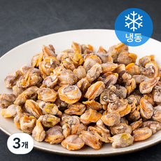 바다자리 국산 자숙 새꼬막살 IQF 급속 (냉동), 300g, 3개