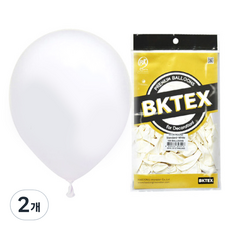 Bk Latex 標準15cm氣球, 2個, 白色
