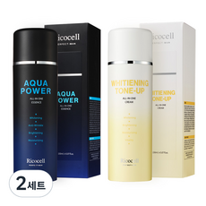 Ricocell Perfect Men多效合一亮白提亮霜+Aqua Power多效合一精華液, 300ml, 2組
