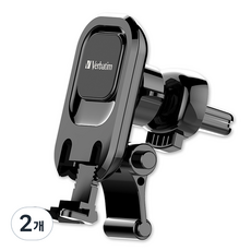 Verbatim 威寶 車用磁吸式出風口支架, 黑色, 2個