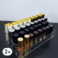 Dalmoa 壓克力化妝臺口紅收納化妝品保管盒 36格, 2個
