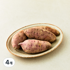 친환경 꿀고구마, 1kg, 4개