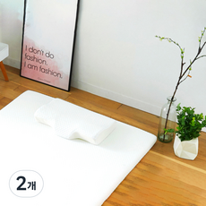 Raku Raku 記憶棉頸椎枕 CBK-1050, 白色, 2個