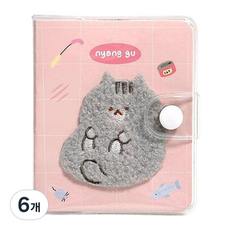 ii GEN 一正 朝鮮文房具 素德妃布料高頻率筆記本, 6個, 隨機出貨