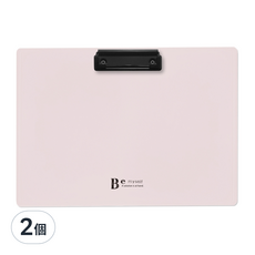 JOY STAR Be Myself 橫式板夾 A4 JF-53C, 粉色, 2個