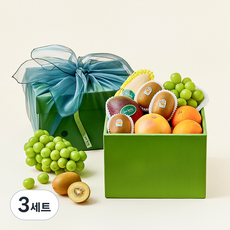 온브릭스 과일 6종 선물세트 토파즈 3호 2.77kg(고급보자기 포함), 3세트