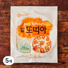 남향푸드또띠아 쌀또띠아 지름 20cm, 45g, 5개입, 5개