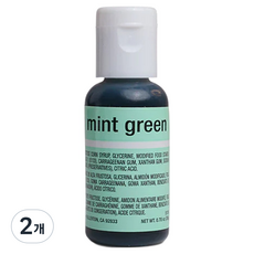 셰프마스터 리쿠아젤 식용색소 민트 그린, 2개, 20g