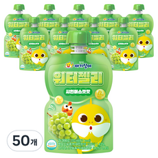 아텍스 핑크퐁 아기상어 워터젤리, 110ml, 50개, 샤인머스캣맛