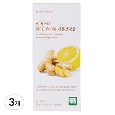 에스더포뮬러 여에스더 NFC 유기농 레몬생강즙 14p, 3개, 210g