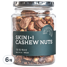 착한습관 구운 통 캐슈넛, 180g, 6개