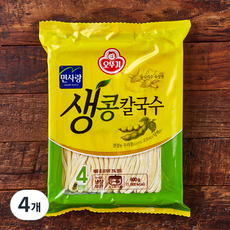 오뚜기 생콩칼국수, 600g, 4개