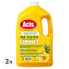 Acis 小蘇打清新檸檬廚房洗潔精, 3L, 2個
