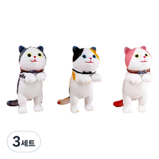 World Clean 撒嬌貓咪公仔套組, 3套