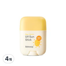 Bebesup 嬰幼兒 Easy Barrier UV防曬棒 SPF50+ PA++++, 16g, 4個