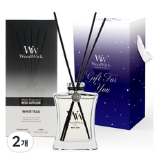 WoodWick 經典擴香禮盒版, 100ml, 2個, 白柚木