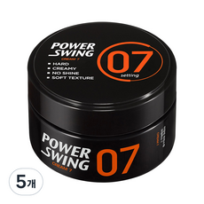 미쟝센 파워스윙 크림 왁스 7, 80g, 5개