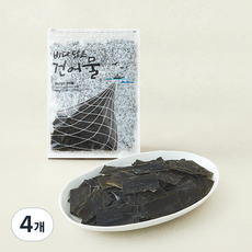완도건강해 자른 다시마, 4개, 300g