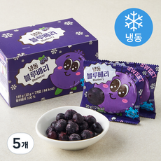 블루베리 7개입 (냉동), 5개, 140g