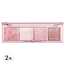 NATURE REPUBLIC 日常基本4色眼影盤, 03冷色調粉紅, 2個