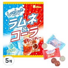 라이온과자 라무네 & 콜라향 캔디, 5개, 50g
