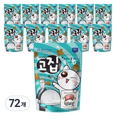 고집 고양이 간식, 참치, 60g, 72개