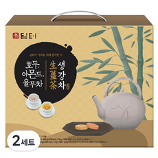 담터 차 선물세트 C-3호, 호두아몬드율무차 50p + 생강차플러스 50p, 2세트