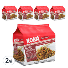 新加坡 KOKA 黑胡椒乾撈麵 85g, 10包
