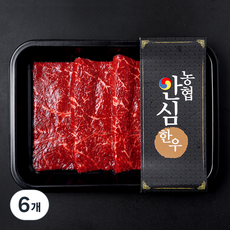 농협안심한우 보섭살 1등급 구이용 (냉장), 6개, 200g