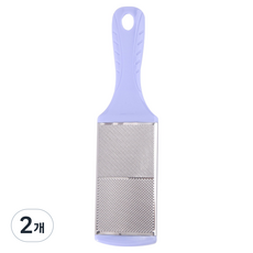 썸즈마인 양면 스테인레스 발각질 제거기 퍼플, 100g, 2개, 1개입