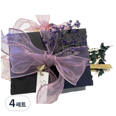 VIC DreAm 花卉感性禮物包裝盒5入組, 薰衣草(紫色), 4套