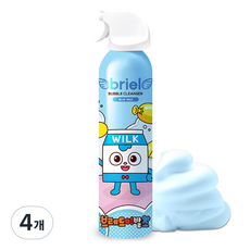 디보트브리엘 블루 윌크 버블클렌저 풍선껌향, 200ml, 4개