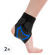 舒適款腳踝支撐帶 左腳用 深藍色, 2個