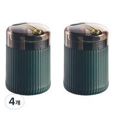 極簡奢華彈出式牙籤盒, 深綠色, 4個