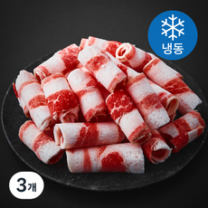 비프리퍼블리카 미국산 우삼겹 돌돌이 (냉동), 3개, 800g