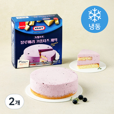 삼립 크래프트 블루베리 치즈케익 (냉동), 385g, 2개